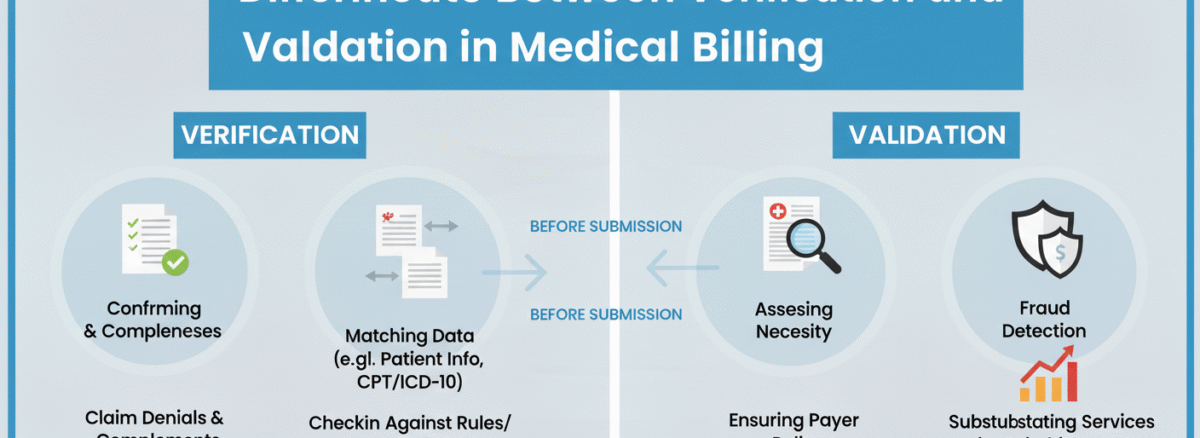 Differentiate Between Verification and Validation in Medical Billing