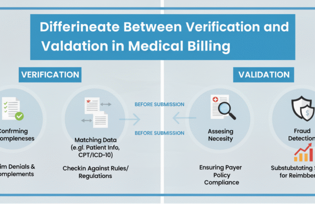 Differentiate Between Verification and Validation in Medical Billing